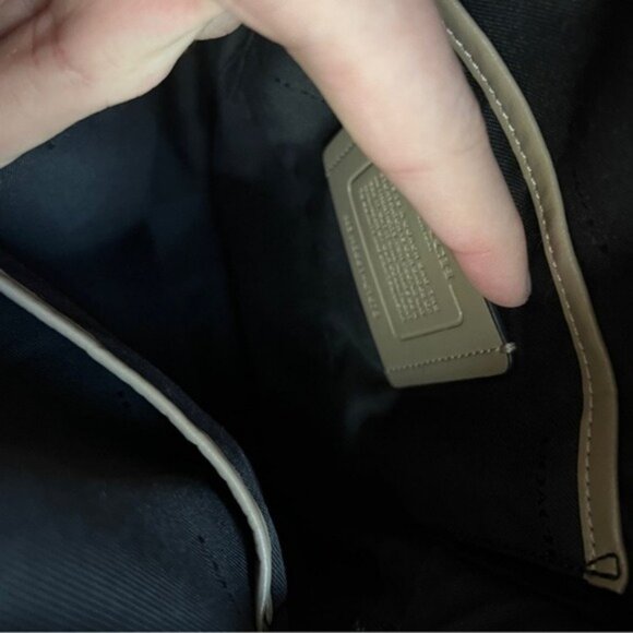 Coach Metropolitan Suede Leather One Strap Backpack - Picture 11 of 12